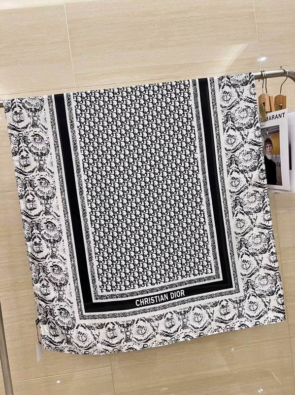 Dior silk scarf 90-180cm E060517